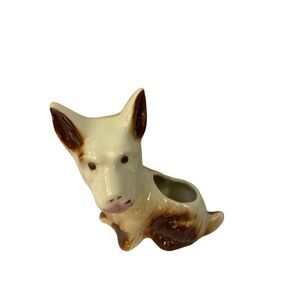 Dog terrier ceramic pottery (not branded)